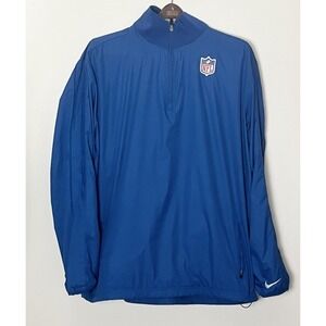 Nike NFL On Field Jacket Men's Medium Blue Football Cowboys‎ Chargers Rams Lions